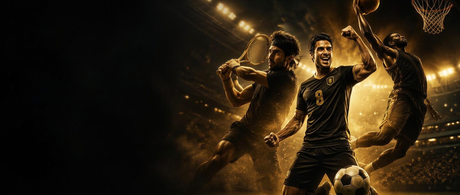 Football, tennis and basketball stars